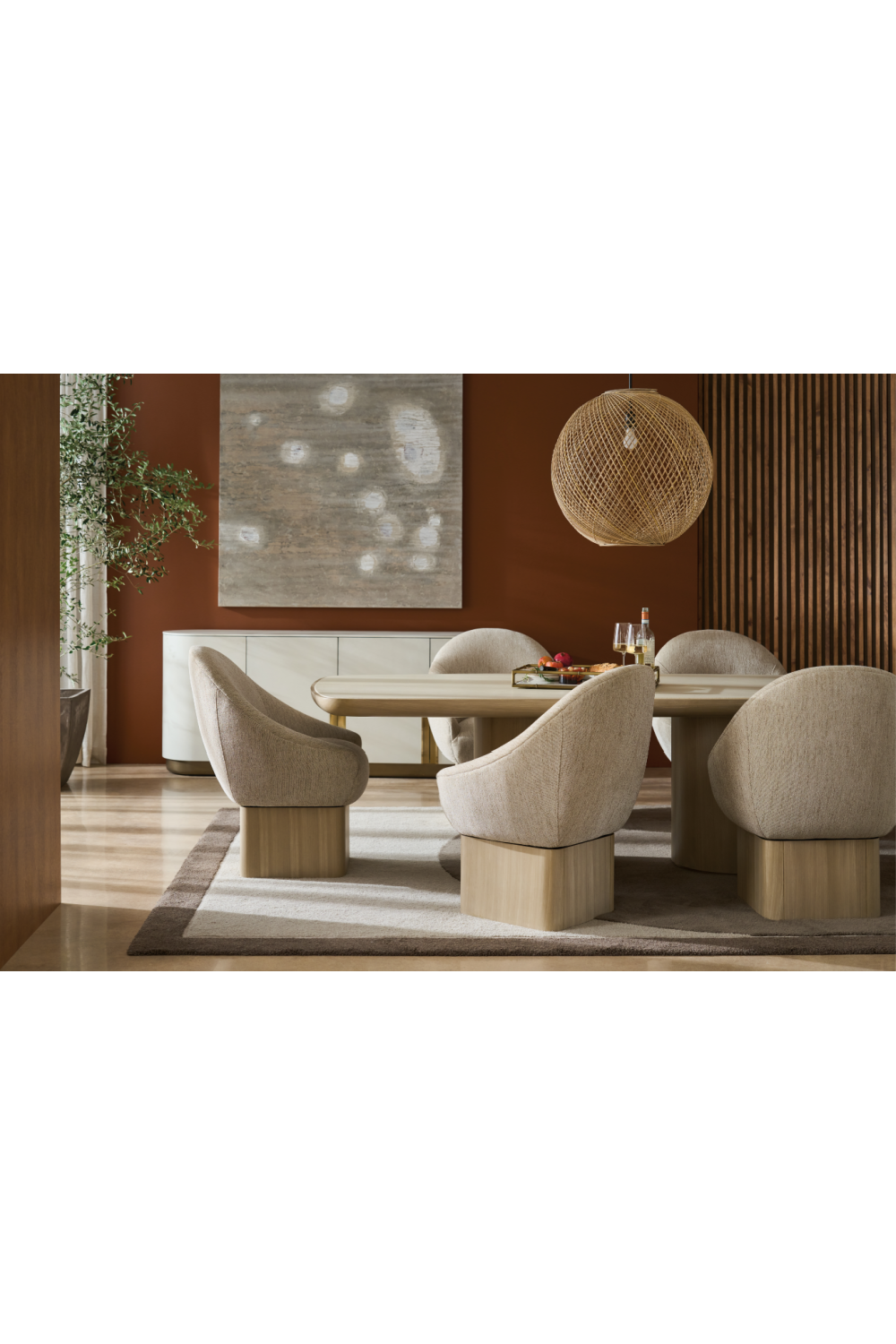 Silica Terrazzo Dining Table | Caracole Santorini | Oroa.com