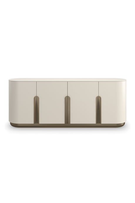 Bronze Hardware 4-Door Sideboard | Caracole Tangier | Oroa.com