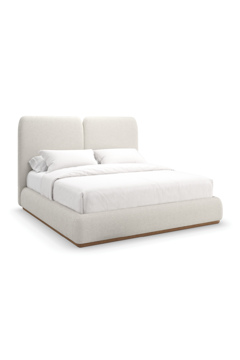 White Upholstered Bed | Caracole Malta | Oroa.com