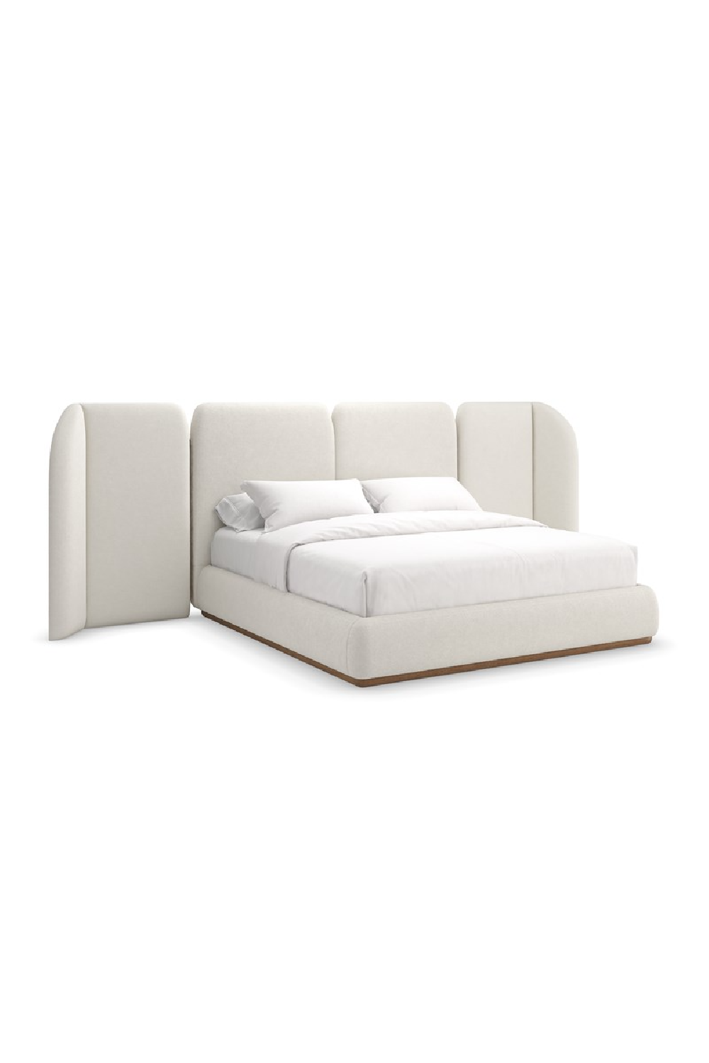 White Upholstered Bed Panels | Caracole Malta | Oroa.com