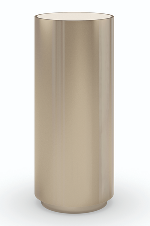 Cylindrical Metallic Side Table | Caracole Round About | Oroa.com