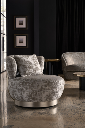 Black Mirrored Top Side Table | Caracole Umbra | Oroa.com