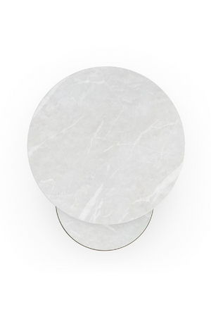 White Marble Nesting Accent Table | Caracole Orbit | Oroa.com
