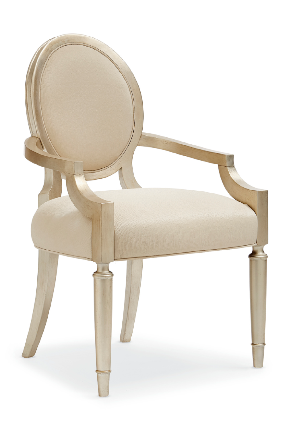 Carved Frame Beige Dining Chair (2) | Caracole May I Join You? | Oroa.com