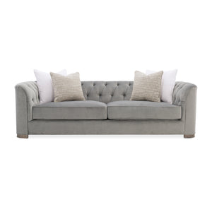   Gray Tufted Sofa | Oroa.com