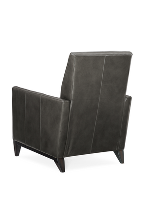 Black Leather Reclining Chair | Caracole Lean On Me
