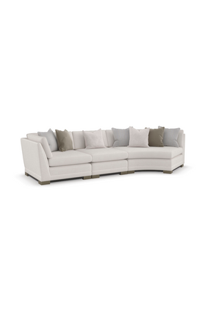 Modern Chenille Modular Sofa | Caracole Deep Retreat | Oroa.com