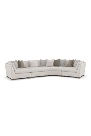 Modern Chenille Modular Sofa | Caracole Deep Retreat | Oroa.com