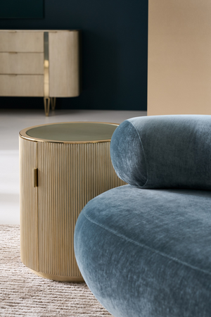 Bean-Shaped Velvet Sofa | Caracole Lagoon | Oroa.com