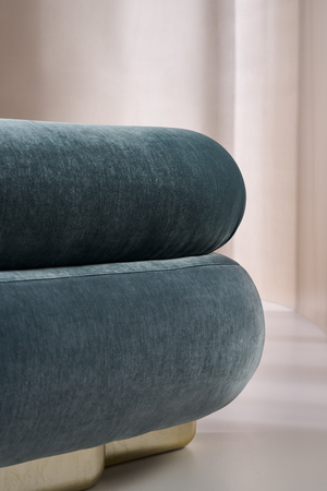 Bean-Shaped Velvet Sofa | Caracole Lagoon | Oroa.com