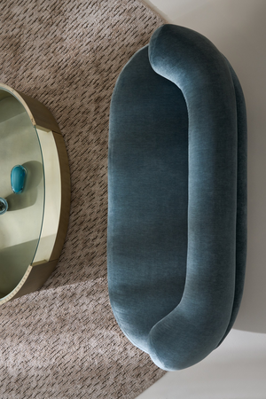 Bean-Shaped Velvet Sofa | Caracole Lagoon | Oroa.com