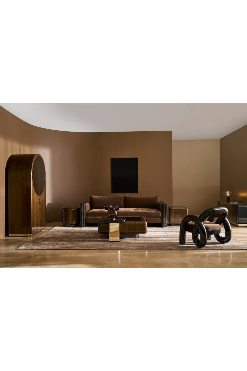 Brown Upholstered Sofa | Caracole Gelee | Oroa.com