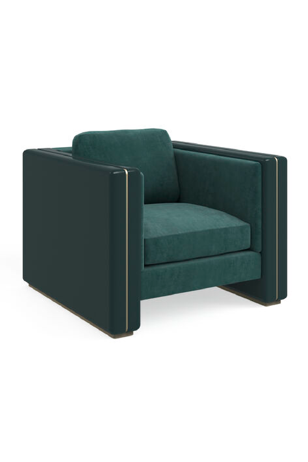 Glossy Arm Lounge Chair | Caracole Gelee | Oroa.com