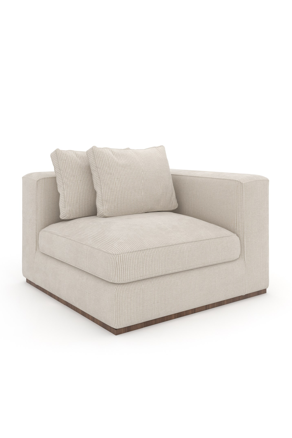 White Upholstered Modular Sofa | Caracole Bello | Oroa.com