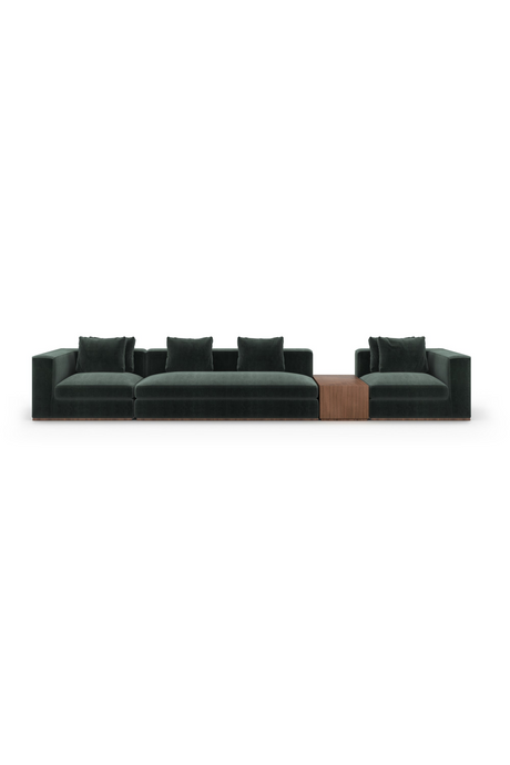 Upholstered Black Sectional Sofa | Caracole Bello | Oroa.com