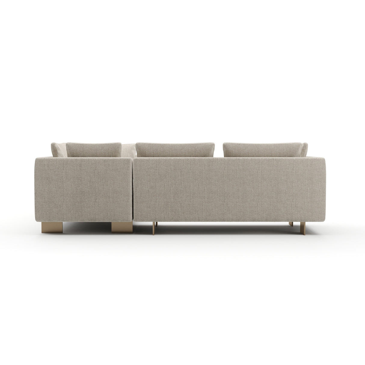   White Chenille Sectional Sofa S | Oroa.com