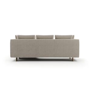   White Chenille Sectional Sofa S | Oroa.com