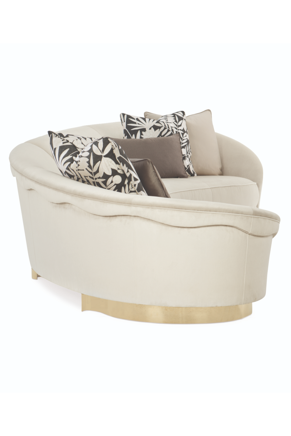 Curved Modern Sectional Sofa | Caracole Grand Opening | Oroa.com