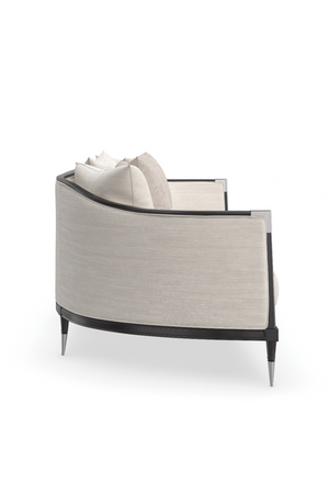 Ivory Linen Sofa | Caracole Splash Of Flash