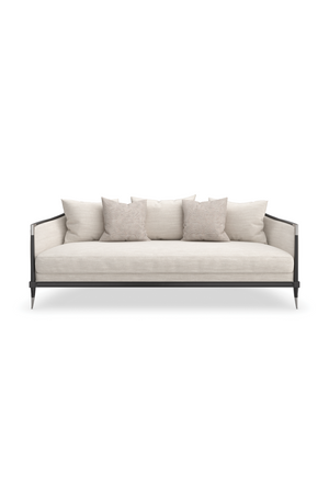Ivory Linen Sofa | Caracole Splash Of Flash