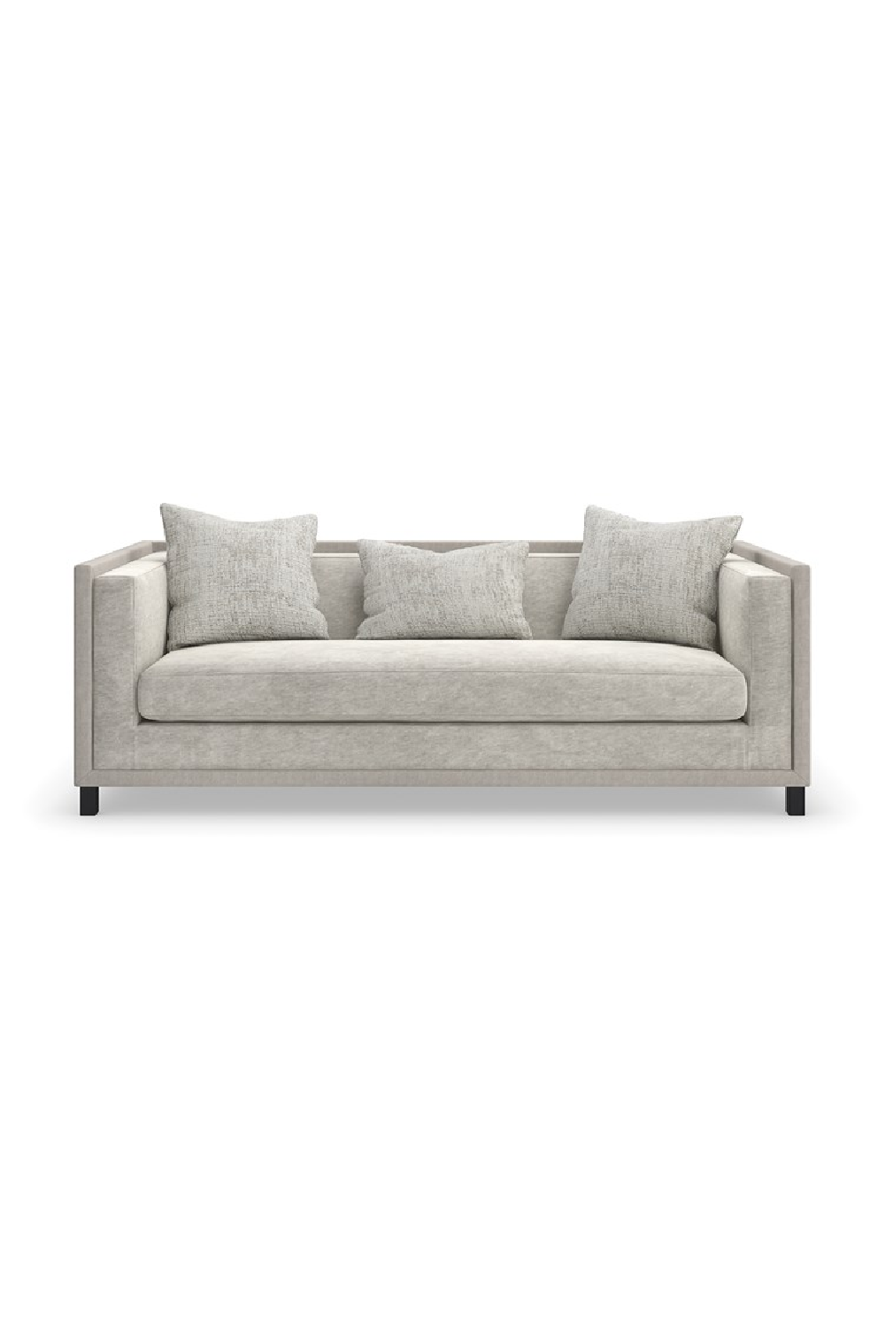 Light Gray Sofa | Caracole Tuxedo | Oroa.com