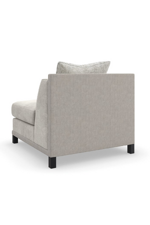 Light Gray Sectional Chair | Caracole Tuxedo | Oroa.com