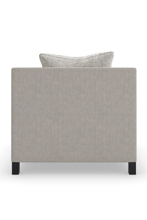Light Gray Sectional Chair | Caracole Tuxedo | Oroa.com