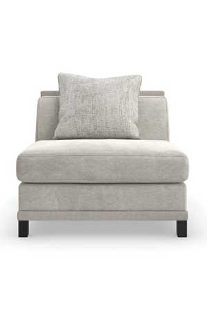 Light Gray Sectional Chair | Caracole Tuxedo | Oroa.com