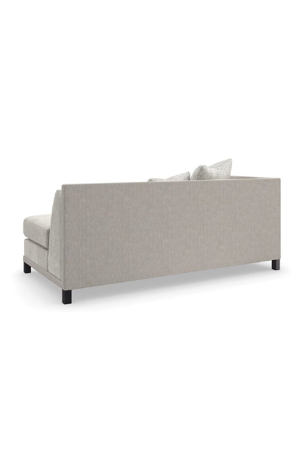 Light Gray Sectional Chair | Caracole Tuxedo | Oroa.com