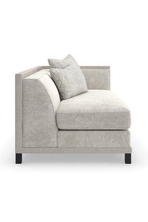 Light Gray Sectional Chair | Caracole Tuxedo | Oroa.com