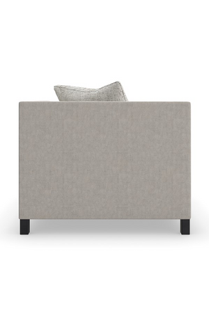 Light Gray Sectional Chair | Caracole Tuxedo | Oroa.com