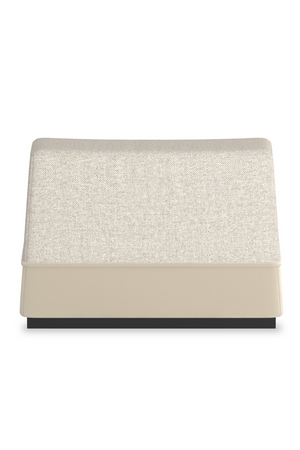 Gray Tweed Ottoman | Caracole Et Voila | Oroa.com
