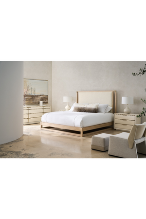 Gray Tweed Ottoman | Caracole Et Voila | Oroa.com