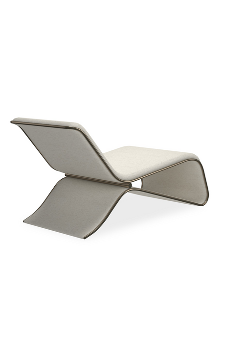 Modern Sculptural Chaise | Caracole Parallax | Oroa.com