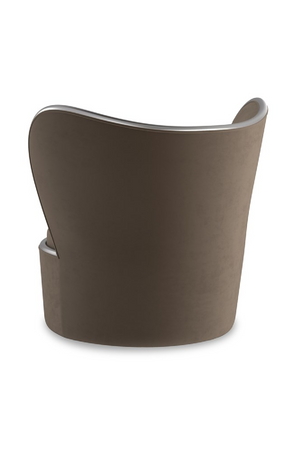   Dark Taupe Swivel Chair | Oroa.com
