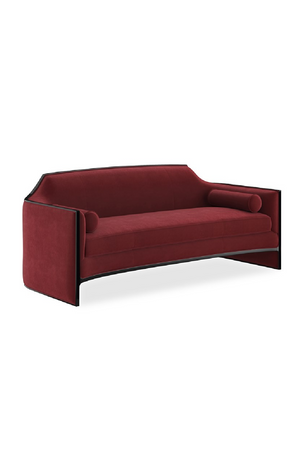 Velvet Angular Sofa | Caracole The Cat's Meow | Oroa.com