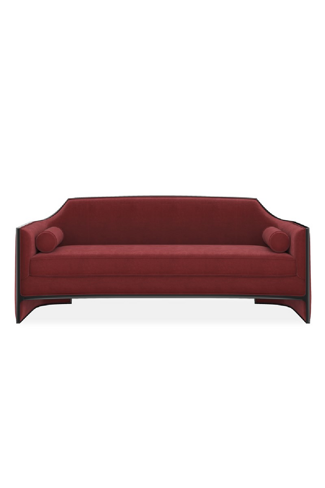 Velvet Angular Sofa | Caracole The Cat's Meow | Oroa.com