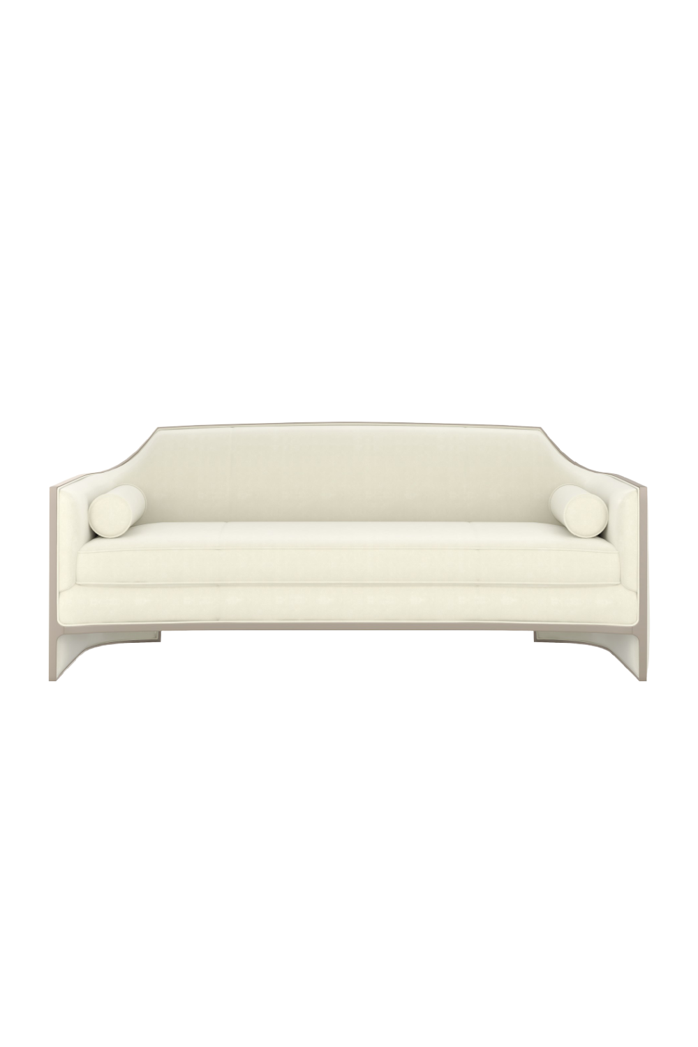 White Velvet Sofa | Caracole The Cat's Meow | Oroa.com