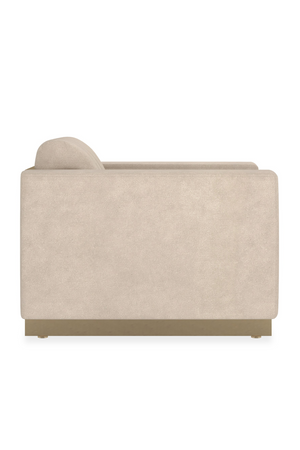 Cream Channeled Lounge Chair | Caracole Well Balanced | Oroa.com