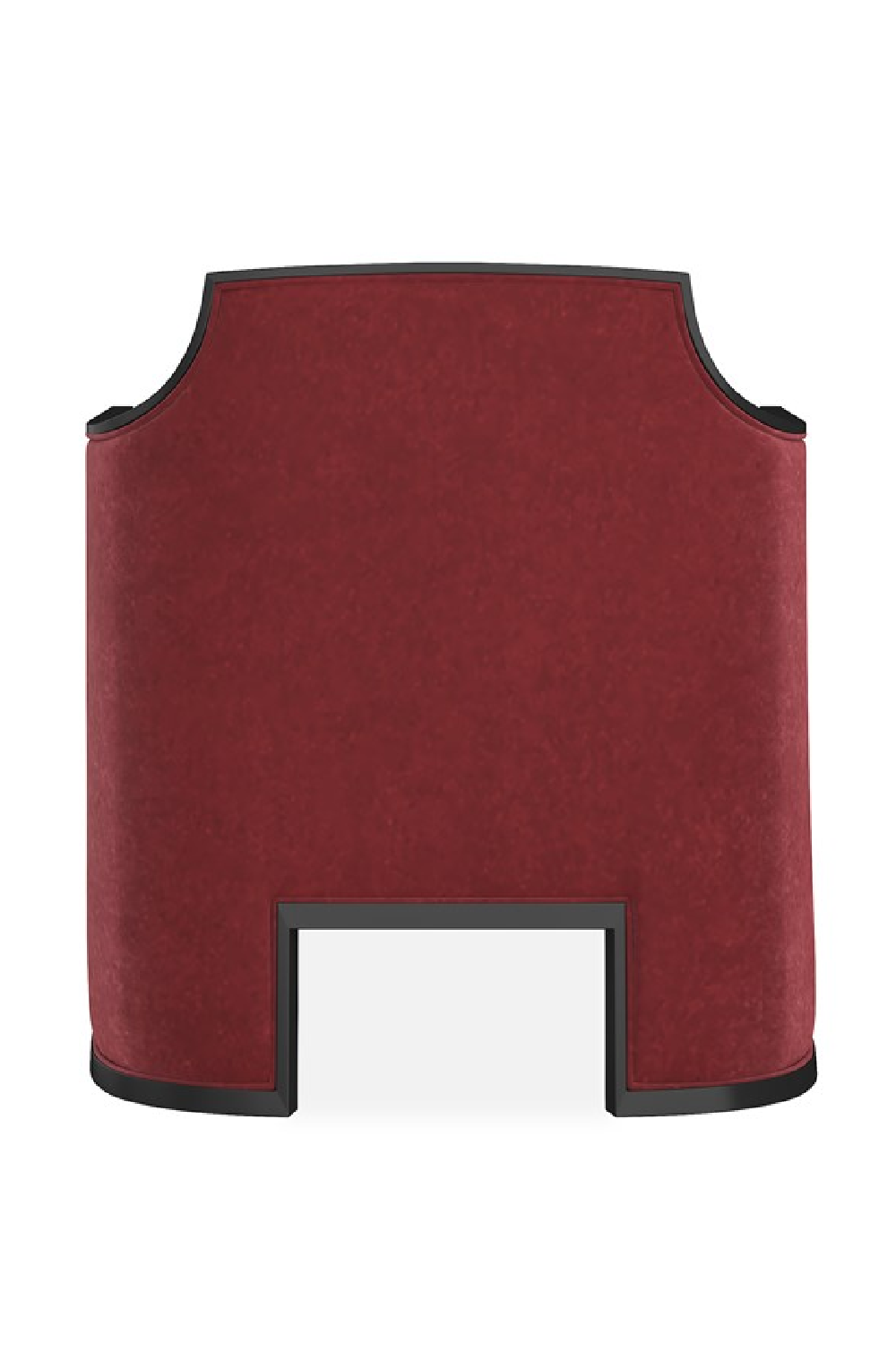 Velvet Angular Lounge Chair | Caracole The Cat's Meow | Oroa.com