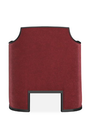 Velvet Angular Lounge Chair | Caracole The Cat's Meow | Oroa.com