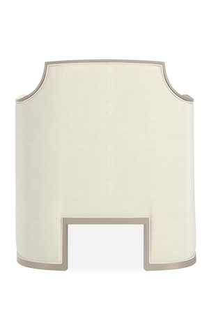 Velvet Upholstered Lounge Chair | Caracole The Cat's Meow | Oroa.com