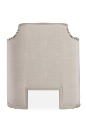 Velvet Angular Lounge Chair | Caracole The Cat's Meow | Oroa.com