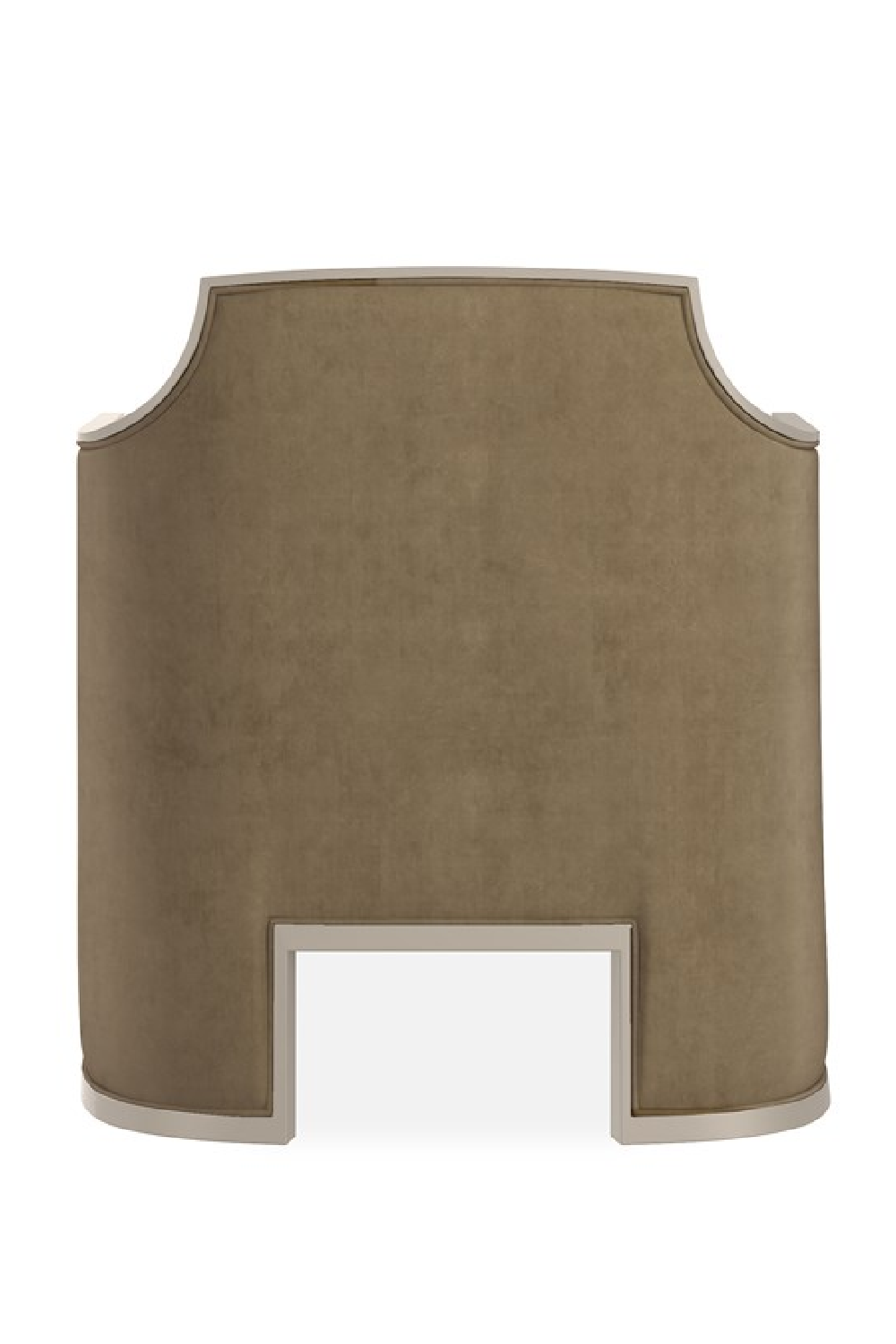 Velvet Angular Lounge Chair | Caracole The Cat's Meow | Oroa.com