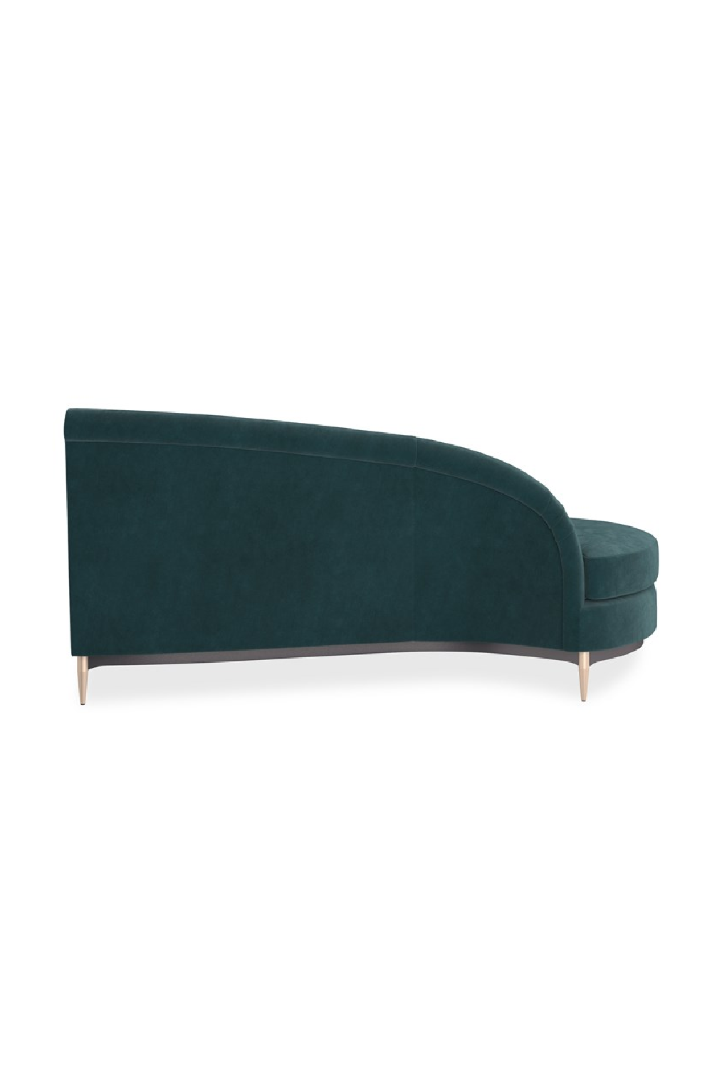 Green Velvet Sectional Sofa | Caracole Three's Company | Oroa.com