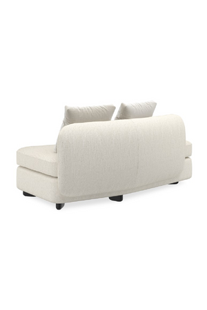 Ivory Linen Sectional Chair | Caracole Lumi | Oroa.com