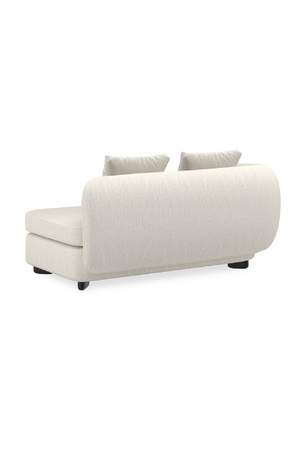 Ivory Linen Sectional Chair | Caracole Lumi | Oroa.com