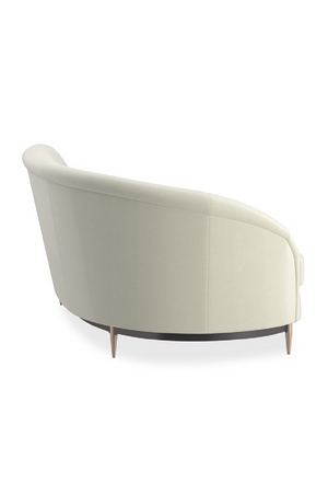 White Velvet Sectional Sofa | Caracole Three's Company | Oroa.com