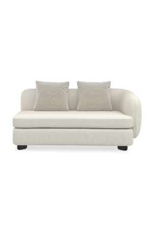 Ivory Linen Sectional Chair | Caracole Lumi | Oroa.com