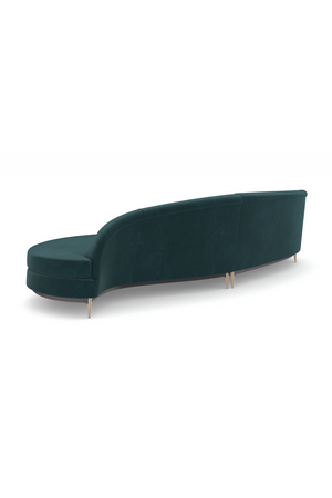 Curved 2-Piece Sectional Sofa | Caracole Three'S Company | Oroa.com